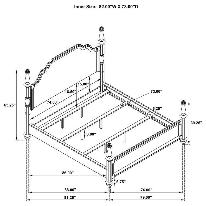 Andover California King Bed