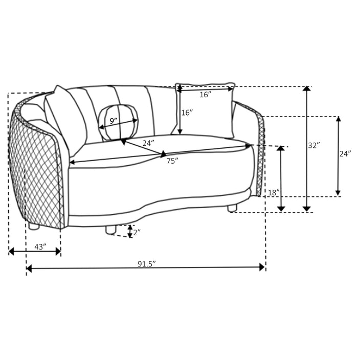 Brookside Stationary Sofa