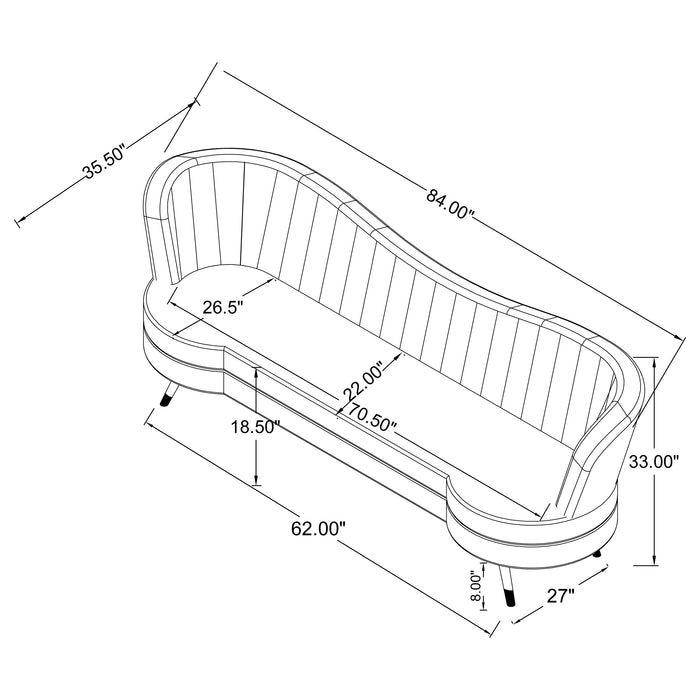 Sophia Stationary Sofa