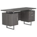 Lawtey Floating Top Office Desk Weathered Grey image