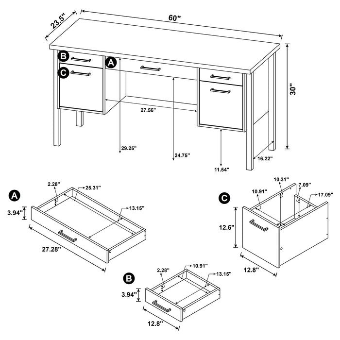 Samson Computer Desk