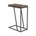 Sergio Chevron Rectangular Accent Table Tobacco image