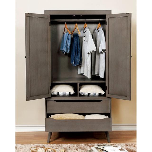 LENNART Gray Armoire