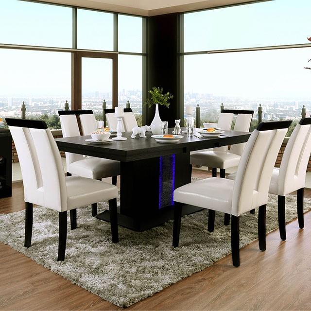 Evangeline Black/Beige Dining Table image